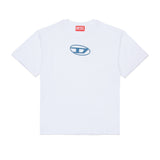 DIESEL SHORT SLEEVE TEE W/DENIM LOGO(4-8Y)