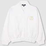 DKNY GIRLS BUTTON UP SWEATSHIRT (4-16A)