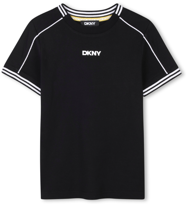 DKNY SHORT SLEEVE TSHIRT W/LOGO (4-10A)