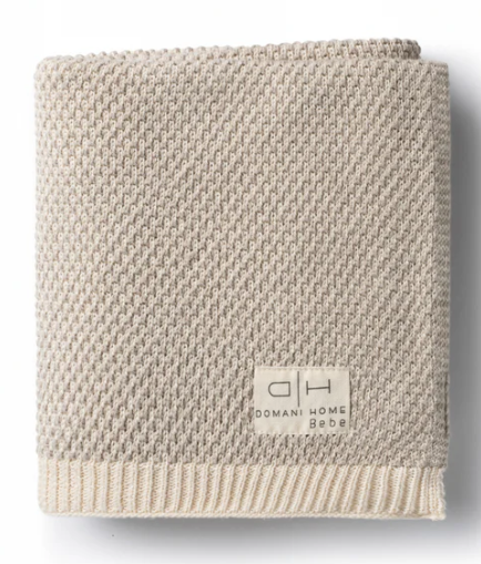 DOMANI HOME BRUNELLO KNIT BLANKET(OS) - Klade Children's Boutique