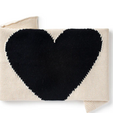 DOMANI HOME HEART KNIT BLANKET (OS)
