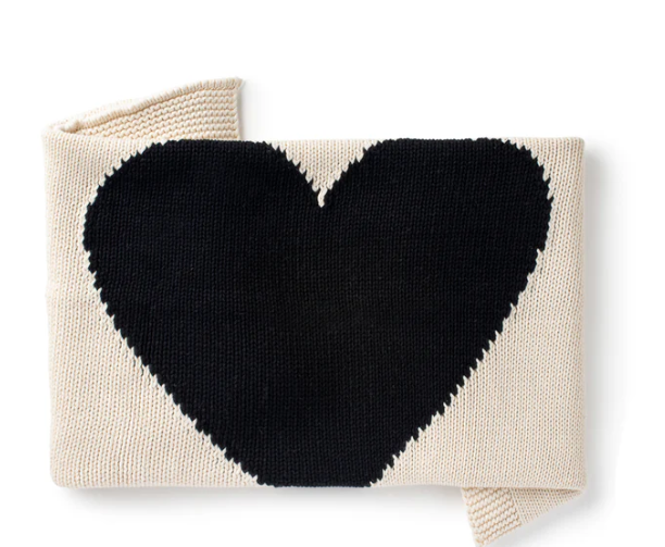 Domani Home Pink Heart Knit Cushion Domani Home Pink Heart Knit Cushion