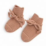 OUBON KNIT BOOTIES (1-3M)