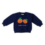 WANDER & WONDER TANGERINE SWEATSHIRT (9M-36M)
