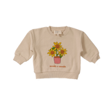 WANDER & WONDER SUNFLOWER SWEATSHIRT (9M-36M)