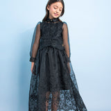ELIE SAAB EMBROIDERED ORGANZA SKIRT (16-18A)