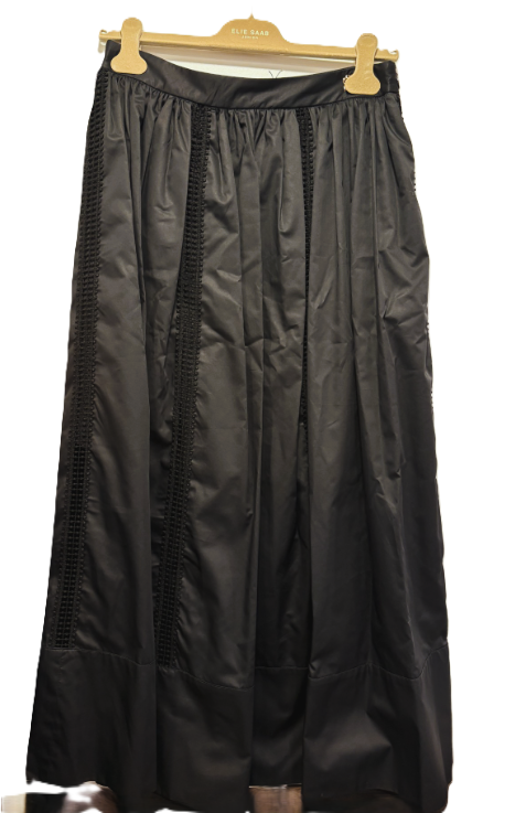 ELIE SAAB LACE DETAIL COTTON SKIRT (16-18A)