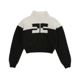 ELISABETTA FRANCHI TWO TONE SWEATER (12A-12+)