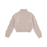 ELISABETTA FRANCHI DIAMOND PATTERN SWEATER (12A-12+)