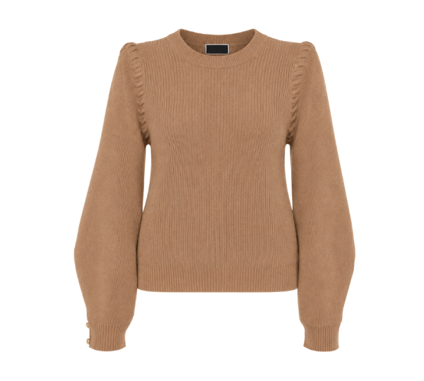 ELISABETTA FRANCHI PUFF SLEEVE SWEATSHIRT(12A-12+)