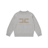 ELISABETTA FRANCHI EMB BEAD LOGO SWEATER (12A-12+)