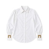 ELISABETTA FRANCHI EMB POPLIN SHIRT (10-12+)