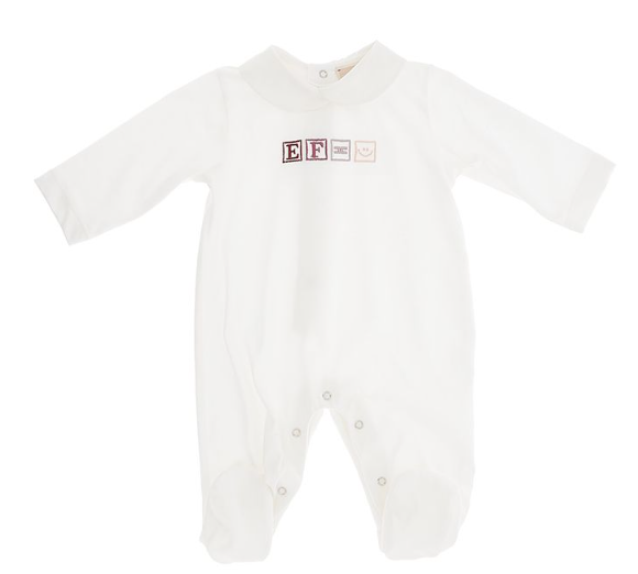ELISABETTA FRANCHI ONESIE W/ HAT (3M-6M) - Klade Children's Boutique