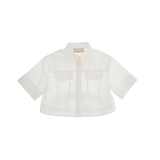 ELISABETTA POPELINE SHIRT W/POCKETS (12A-12+)