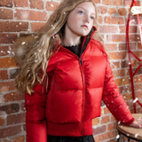 ELLABEE GIRLS COLLAR BOMBERW/FUR (3-8Y)
