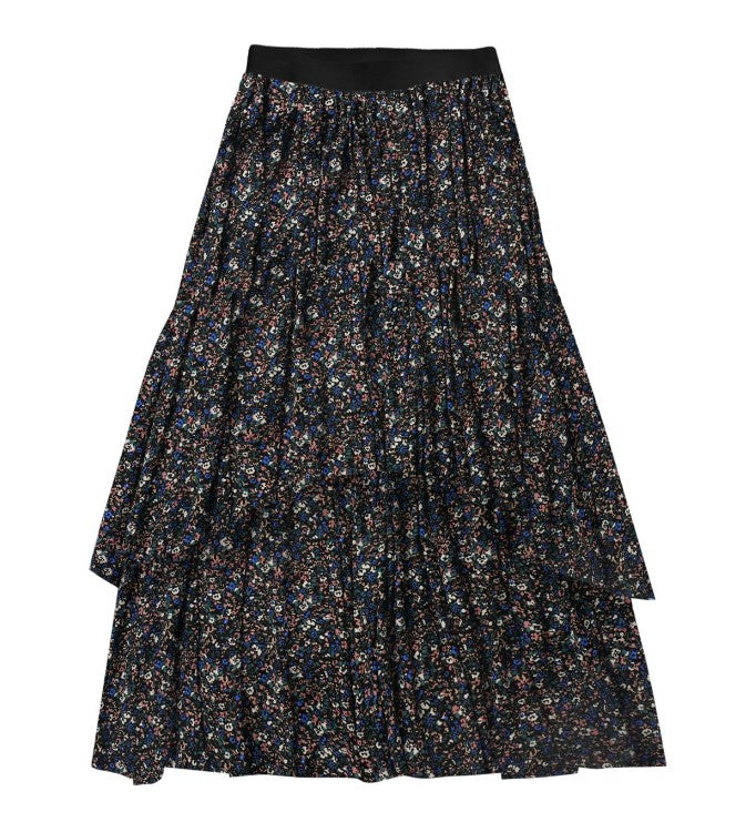Flower online layered skirt