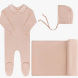 ELY & CO EMBROIDERED COLLAR TAKE ME HOME SET (3M-6M)