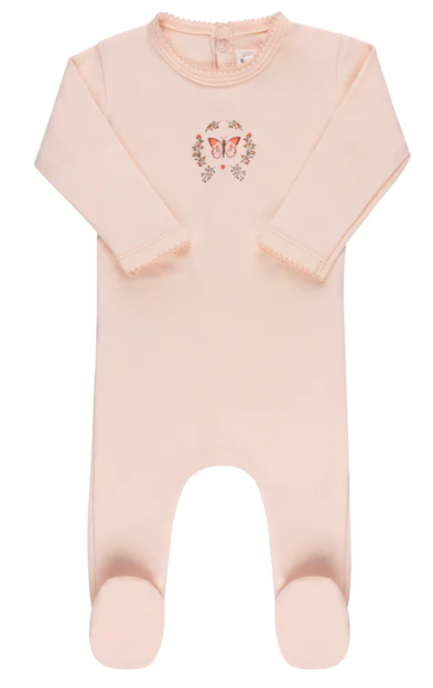 ELY & CO GARDEN FLORAL FOOTIE (12M)