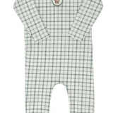ELY & CO PLAID SHEEP FOOTIE W/BEANIE (3M-9M)