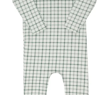 ELY & CO PLAID SHEEP FOOTIE W/BEANIE (3M-9M)