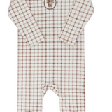 ELY & CO PLAID SHEEP FOOTIE W/BEANIE (3M-9M)