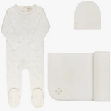 ELY & CO VELOUR EMB FLORAL TAKE ME HOME SET (1M-6M)