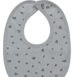 ELY & CO FLORAL POINTELLE BIB (OS)