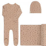 ELY & CO FLORAL POINTELLE TAKE ME HOME SET (1M-6M)