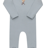 ELY & CO FRENCH TERRY MOUSE FOOTIE (12M-18M)