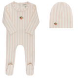 ELY & CO FRUIT FOOTIE W/BEANIE (3M-9M)