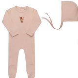 ELY & CO MOUSE FOOTIE W/BONNET (1M-9M)