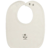 ELY & CO RIBBED PALM EMBROIDERED BIB (OS)