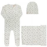 ELY & CO RIBBED PALM TAKE ME HOME SET (3M-6M)