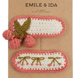 EMILIE & IDA CROCHET BARRETTES (OS)