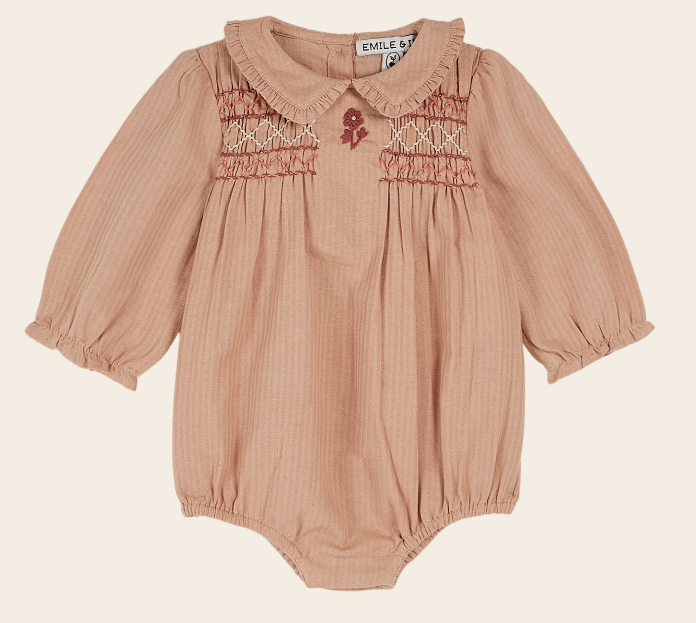 EMILE & IDA COMBICOURT ROMPER(6M-2A)