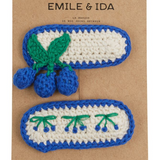 EMILIE & IDA CROCHET BARRETTES (OS)