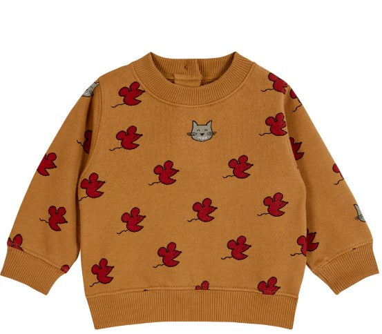 EMILIE & IDA VELOUR SWEATSHIRT (9M-6A)