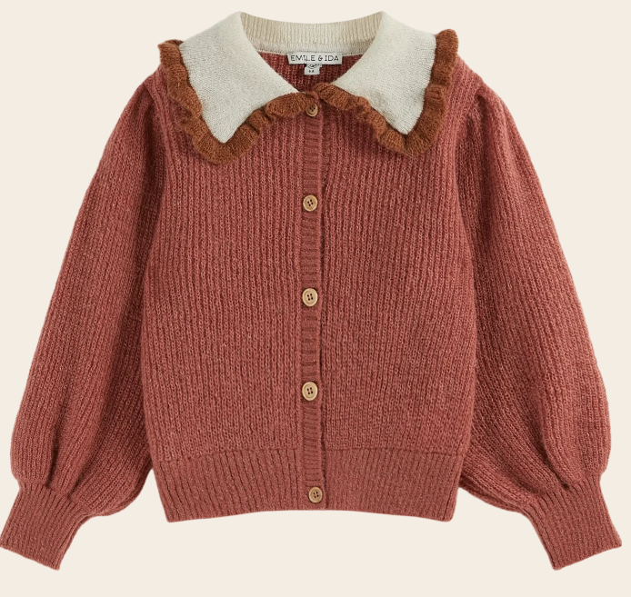 EMILE & IDA VOLANTE CARDIGAN (9M-12A)