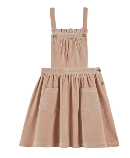 EMILIE & IDA VELOUR TULIP ROBE(2-10A)