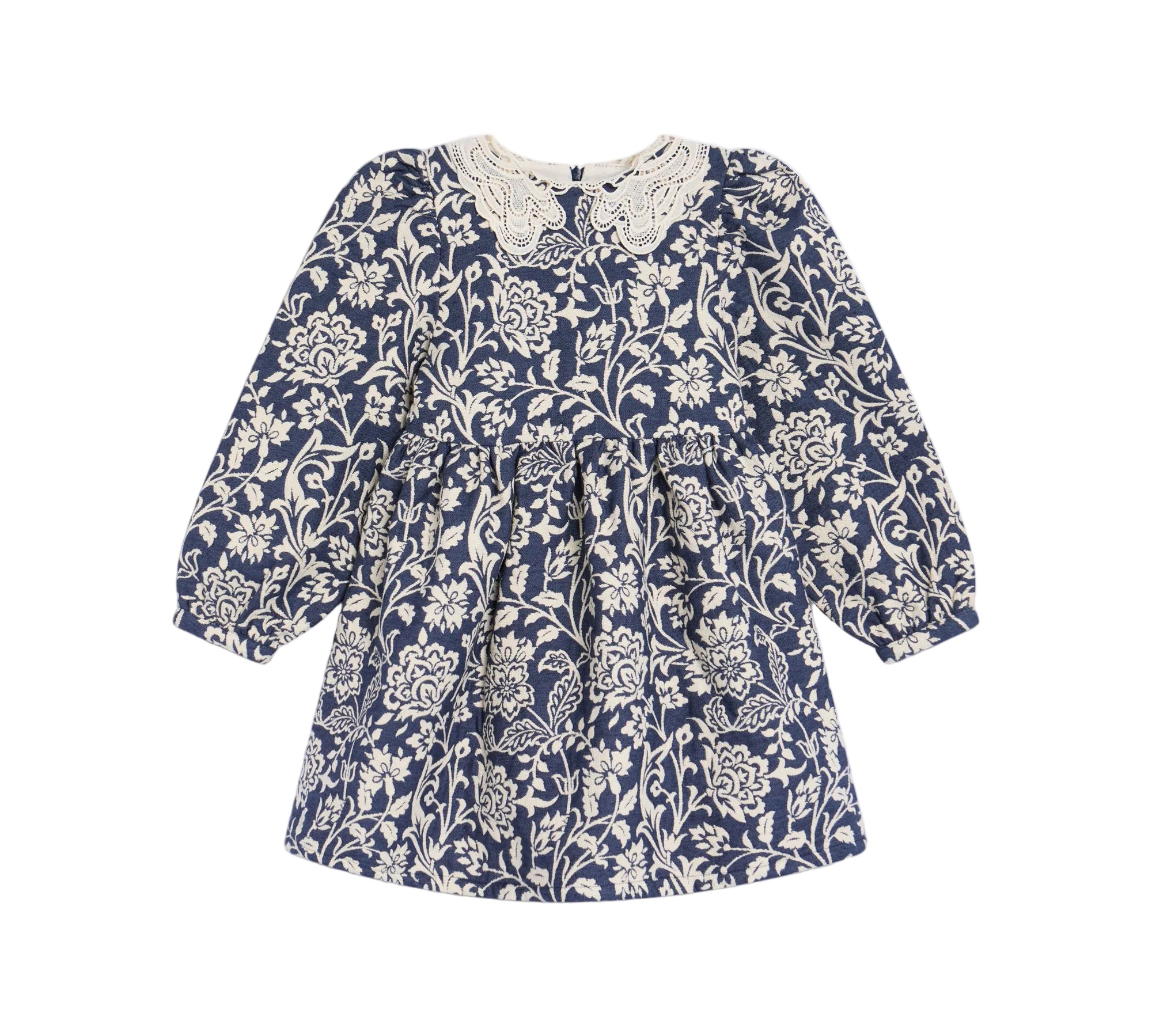 Floral patterned dress on a white background