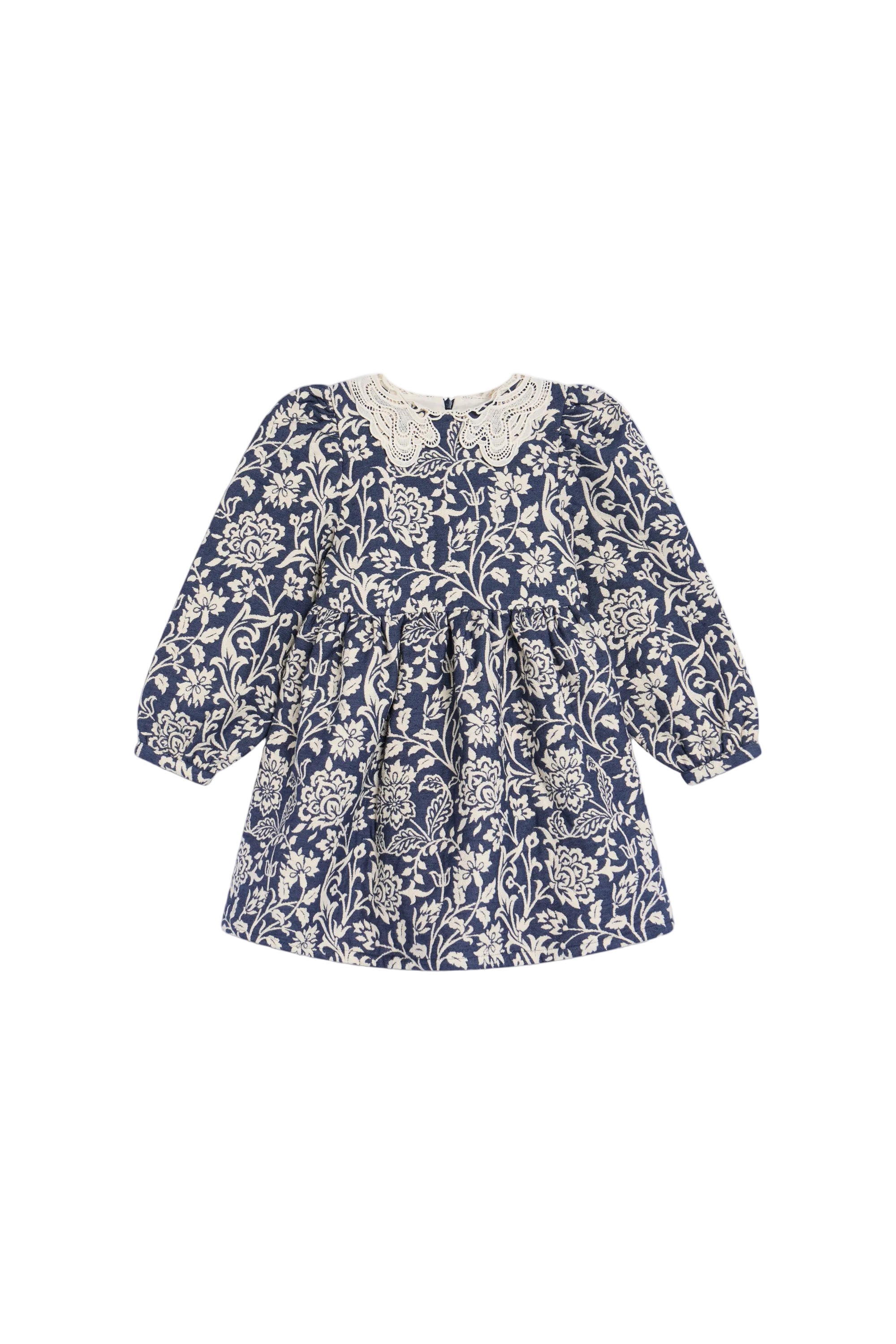 Floral patterned dress on a white background
