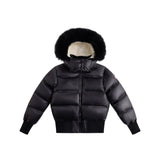 ELLABEE FUR ACCENT BOMBER BLACK FOX(3-12Y)