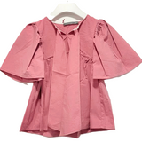 MINIMIU FAMILIAR WAISTED DRESS W/BOW(24M-12Y)