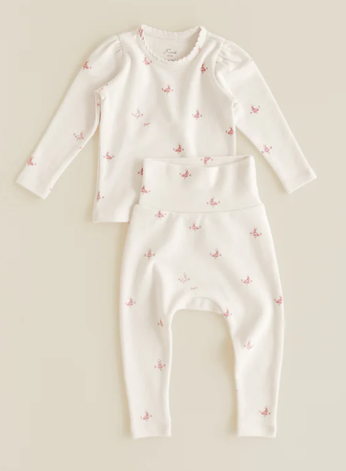 FERNE BABY SCALLOPED SET (3M-24M)