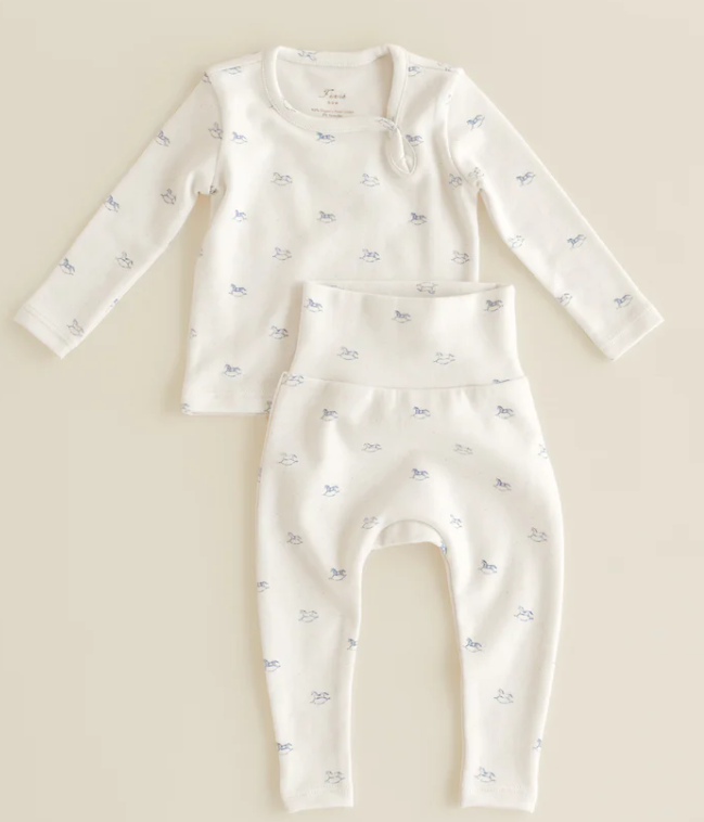 FERNE BABY SNAP SET (3M-24M)