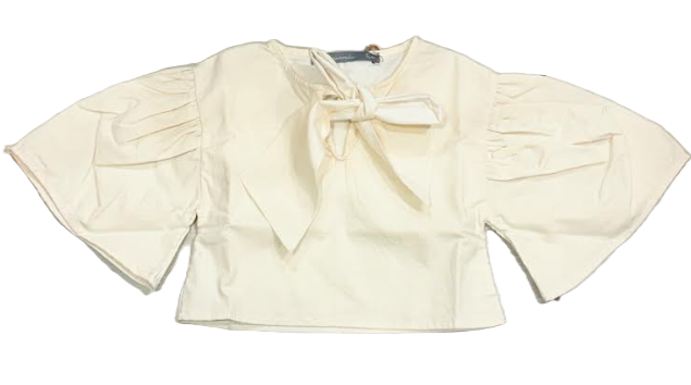 MINIMIU FILO BLOUSE W/BOW (6M-24M)