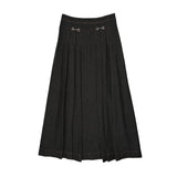 FROO BUCKLE DENIM MAXI SKIRT (12-22Y)