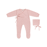 MY LITTLE FRECKLE KNITTED ONESIE W/BONNET(OS)
