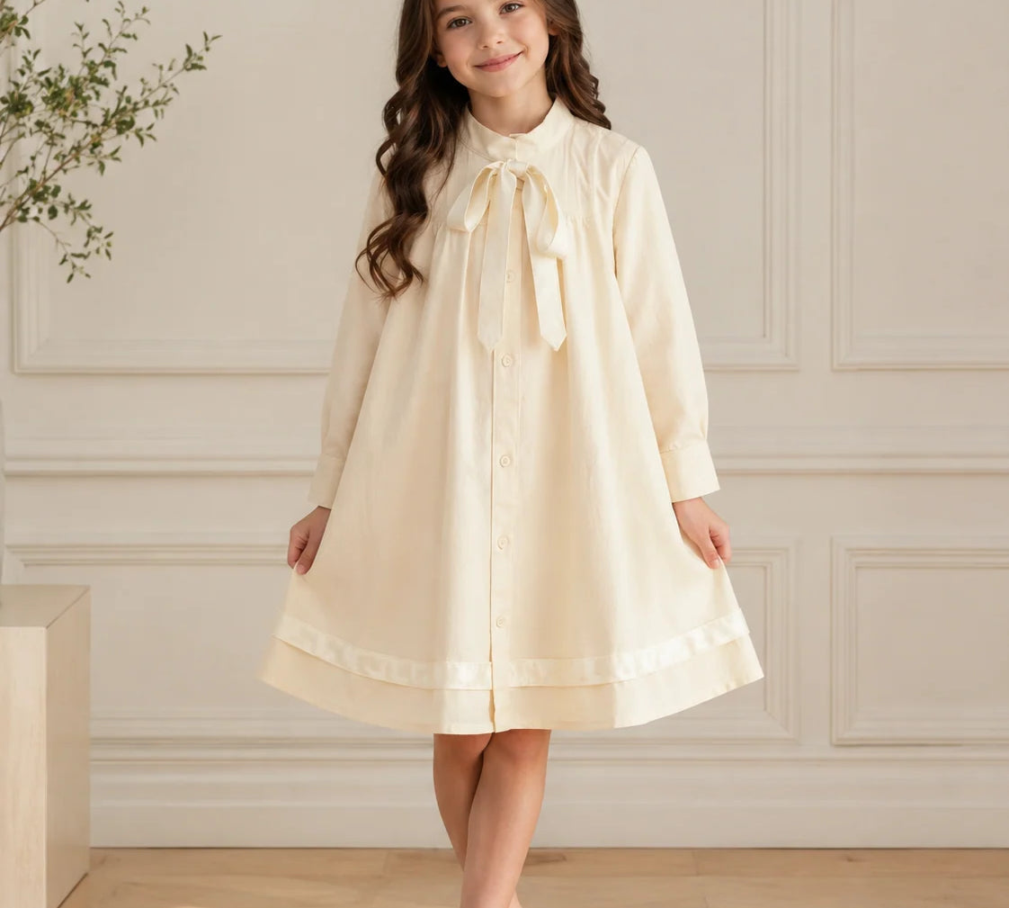 TIA CIBANI FRIDA NIGHT SHIRT DRESS (2-16Y)