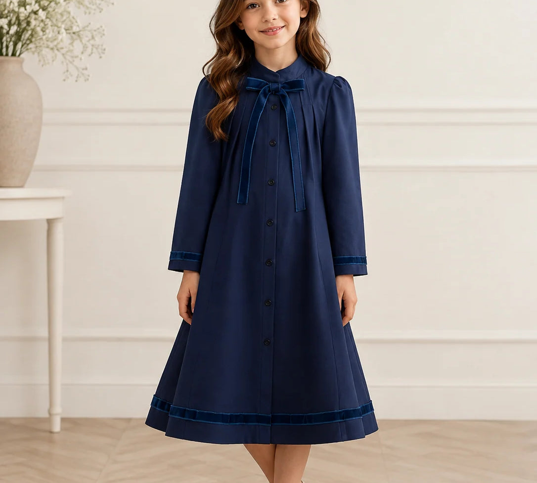 TIA CIBANI FRIDA NIGHT SHIRT DRESS (2-16Y)